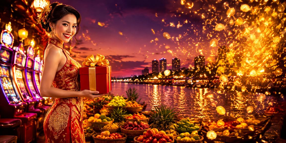Người chơi tham gia slot game tại lễ hội Sài Gòn sôi động với điện thoại trên tay
